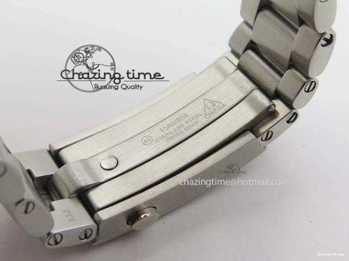 0523 Planet Ocean GMT 43.5mm V6F Goodplanet Orange Marker Blue Dial On SS Bracelet A ModernLook 8215